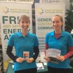 Katie Revoille and Sophie Phillips from S. Dartmoor Community Energy